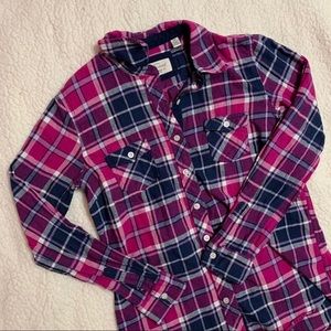 PINK PLAID FLANNEL